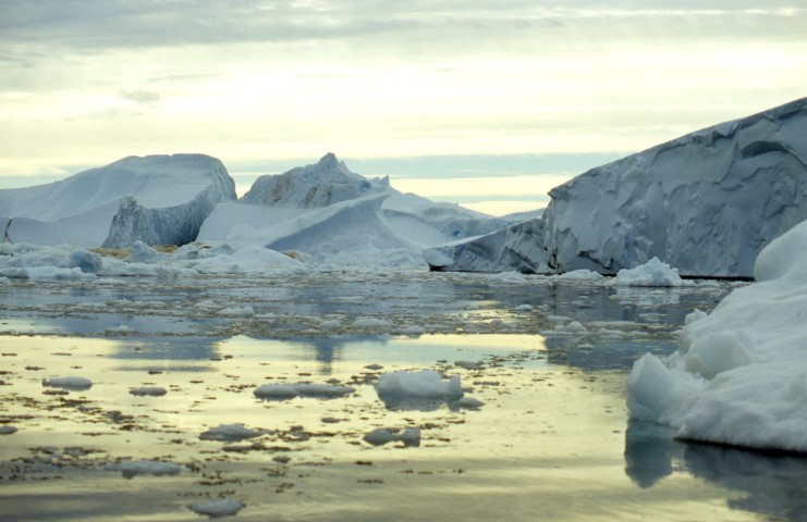 Ice in the arctic