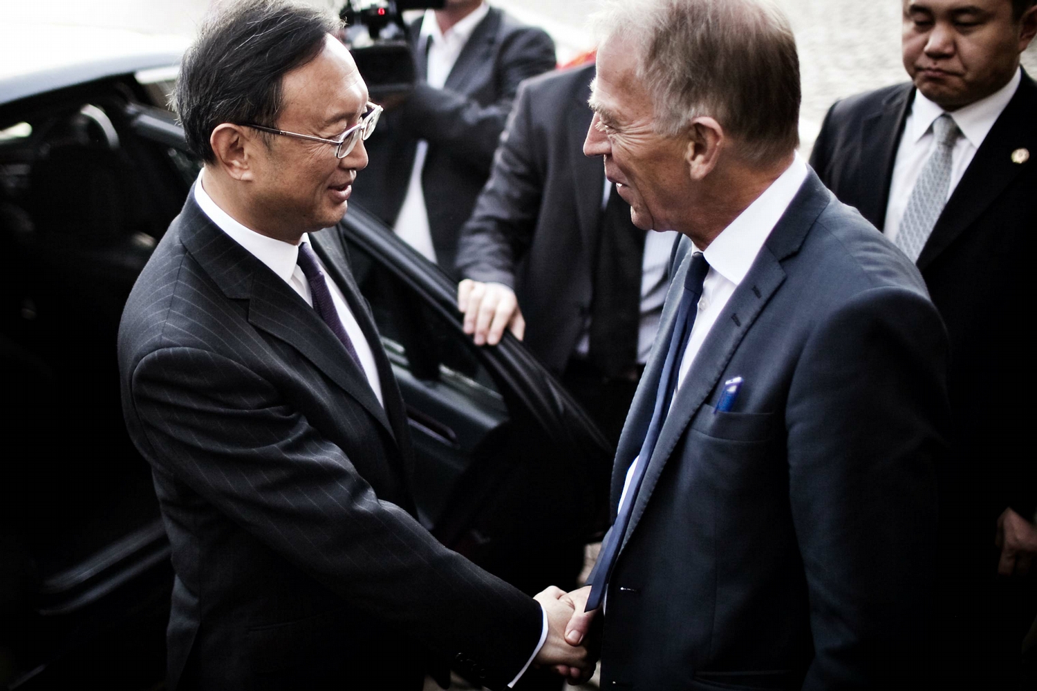 Foreign Minister Yang Jiechi amd Villy Søvndal