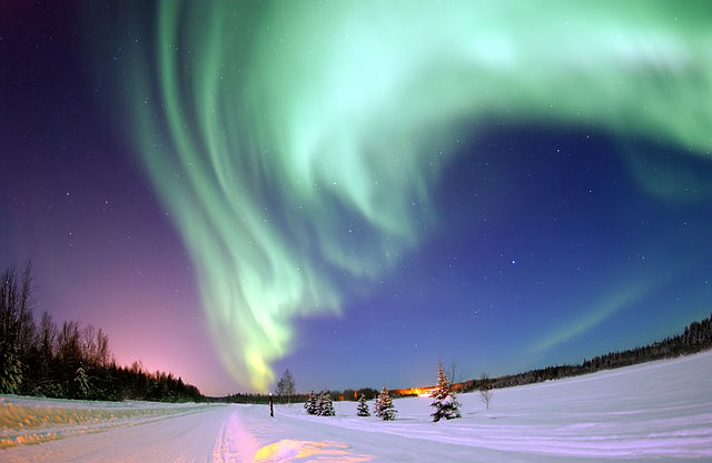 Aurora Borealis in the arctic