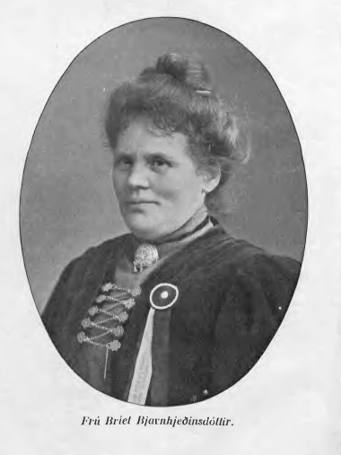 Bríet Bjarnhéðinsdóttir - an early Icelandic advocate for women's liberation and women's suffrage