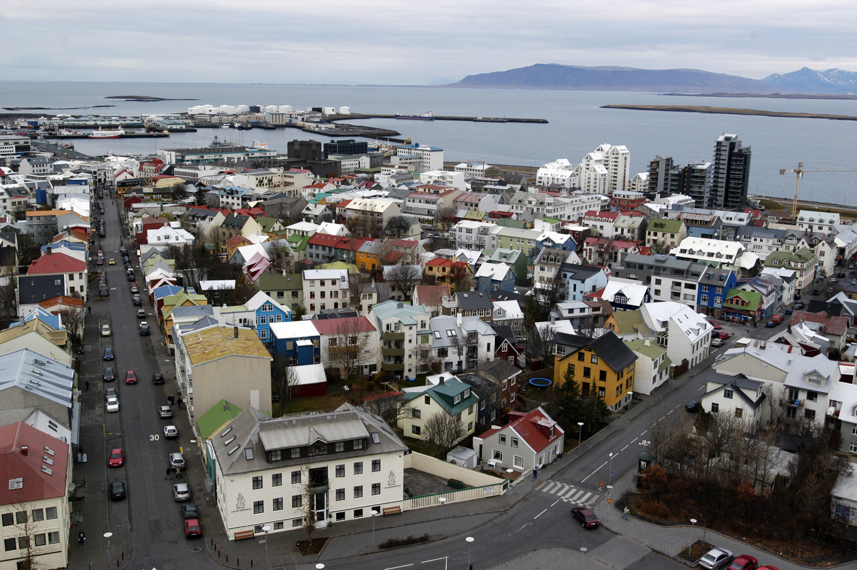 A view of Reykjavik