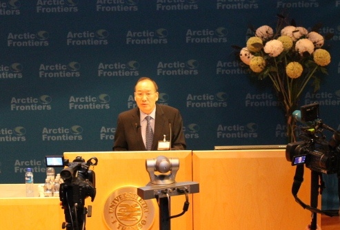 Zhao Jun during Arctic Frontiers 2013