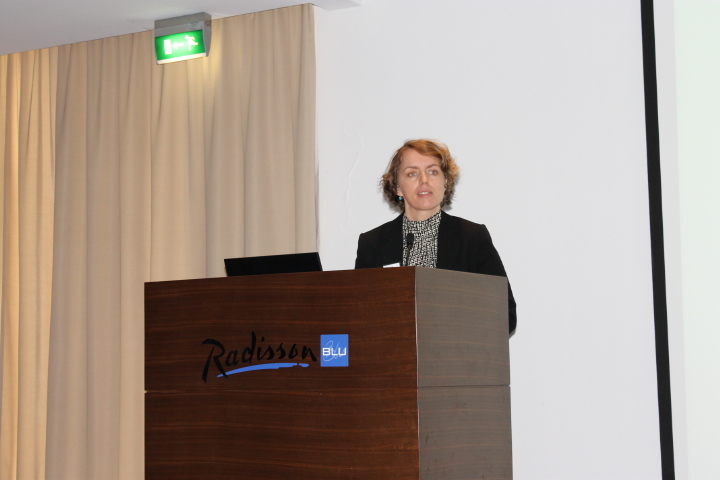 Dr. Loukacheva at the Trans - Arctic Agenda conference.