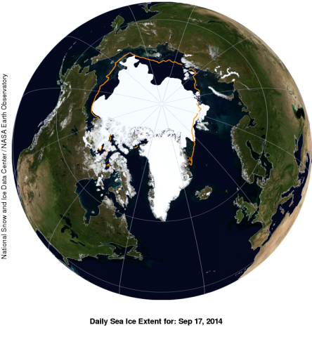 Arctic Sea Ice Extent 2014