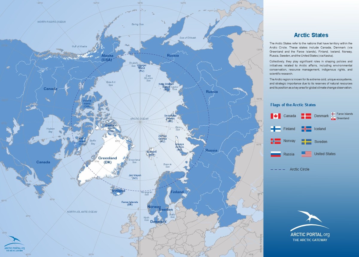 Map: Arctic States