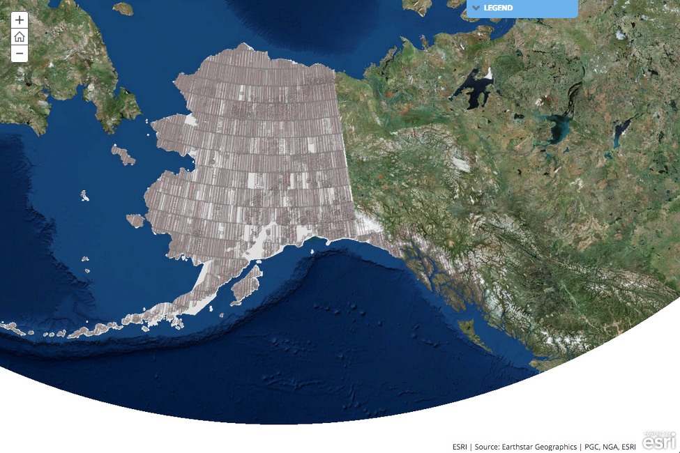ESRI Alaska map
