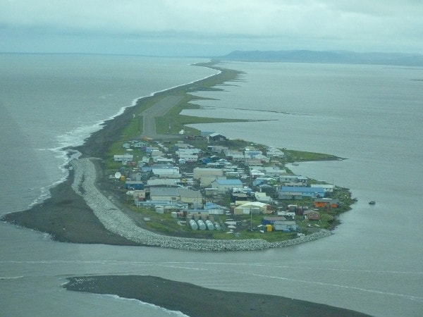 Kivalina Alaska from above