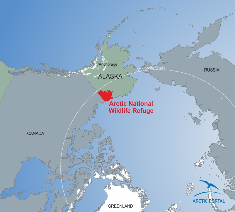 Arctic National Wildlife Refuge Map Arctic Portal