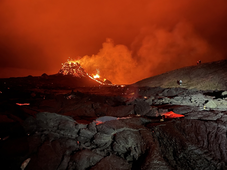 Volcanic eruption in Geldingadalur 2021