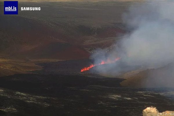 Volcanic Eruption in Geldingadalir Iceland 2022