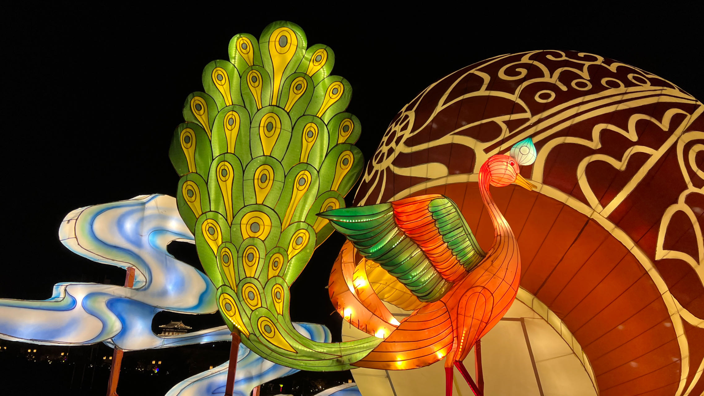 Chinese New Year 2024 - Year of the Peafowl decoration