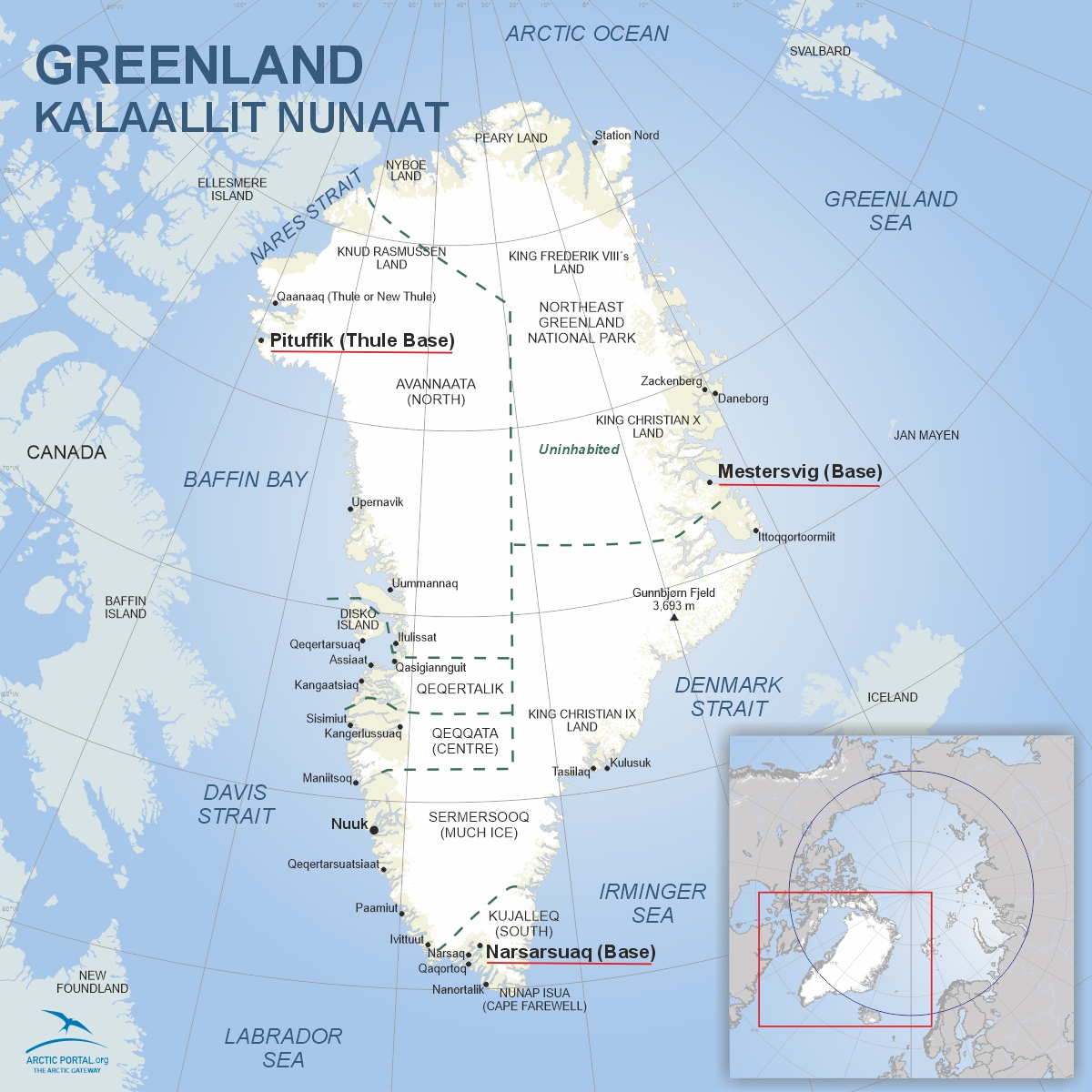 Greenland MAP2 US Bases