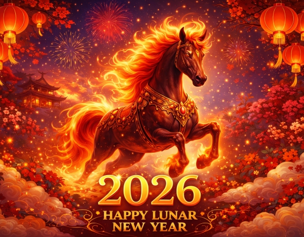 Chinese New Year - Lunar Year 2026 - Fire Horse