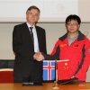 The Icelandic Centre for Research and the Polar Research institute signed an MoU.