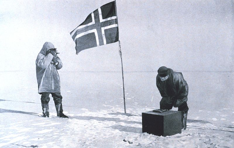 Amundsen on the Pole