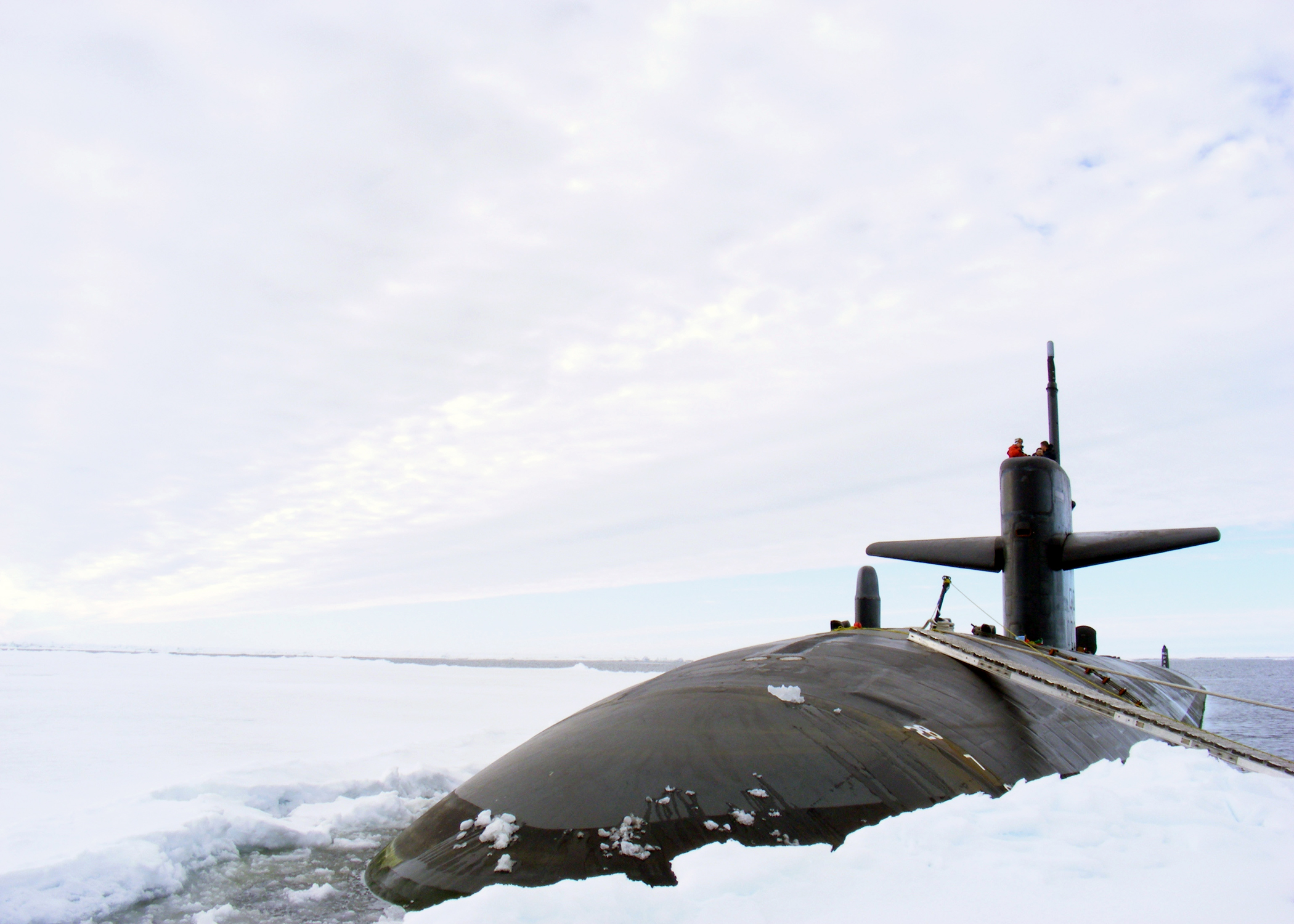 Nuclear Submarine in the Arctic