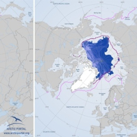Arctic Sea Ice Age September 2014, March 2015