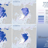 Arctic Sea Ice Age Compare 1984 vs. 2015