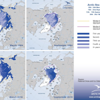 Arctic Sea Ice Age Compare 1984 vs. 2015/16