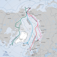 Arctic Sea Routes, Northeast Passage and EEZs